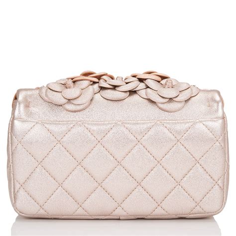 chanel pink quilted camellia flap bag|Flap Bags .